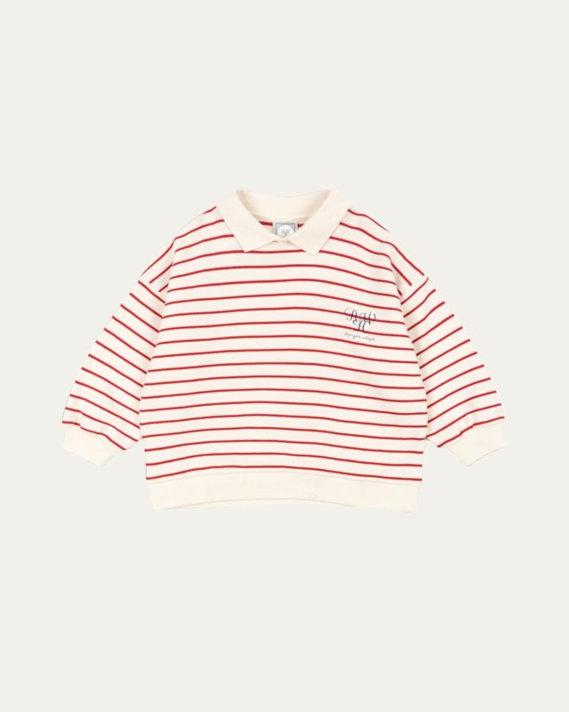 Rosie H-W x Kid's Striped Sweatshirt, Size 12M-6